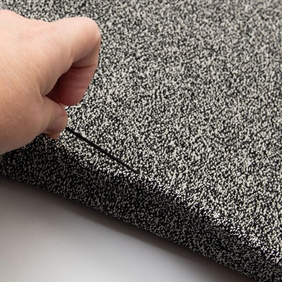 CH Carolina Herrera Dress Jacquard Knit Midi Long Sleeve Black White Size Small - Picture 6 of 6